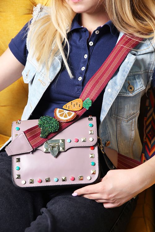 Набор вышивки бисером «Брошь. Долька апельсина» — картинка 3