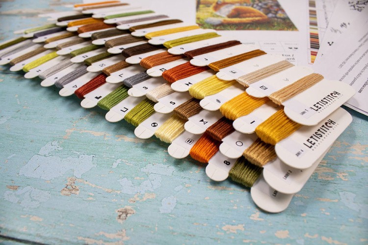 Набор для вышивания «A Friend for Little Fox (Друг для маленького Лиса)» — картинка 8