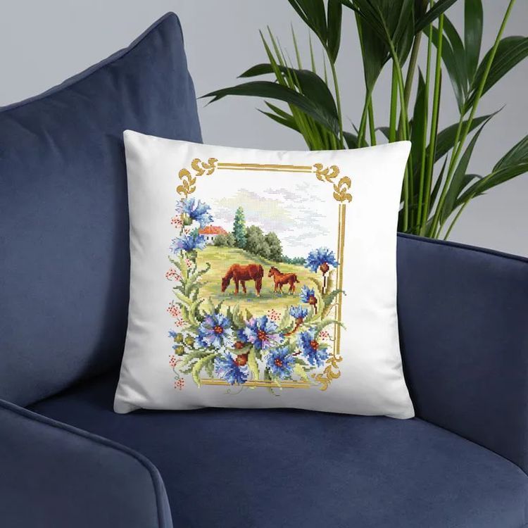 Набор для вышивания «Родные просторы. Васильки» — картинка 2