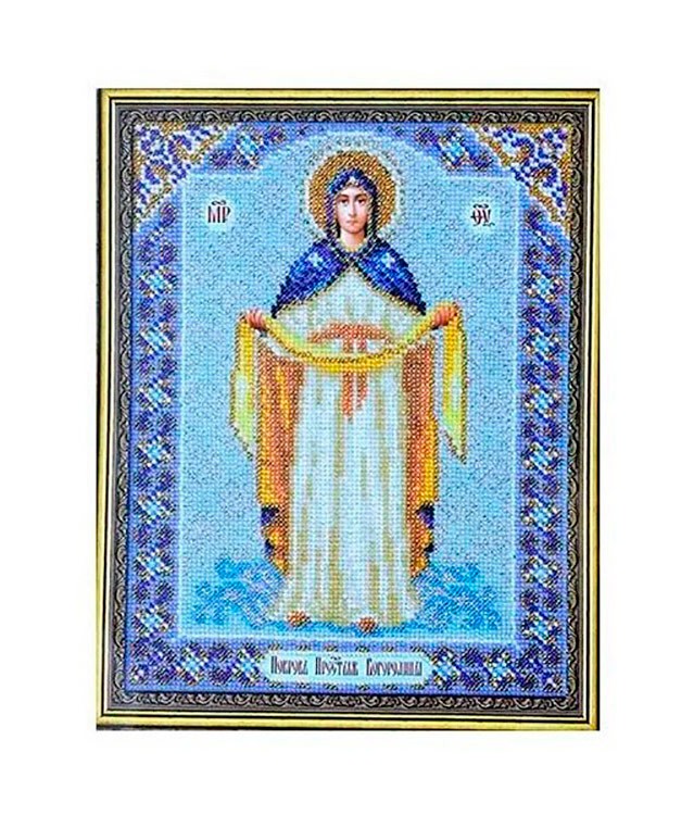 Набор вышивки бисером «Богородица Покрова» — картинка 3