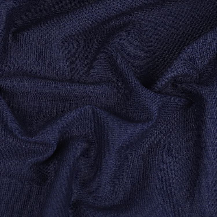 Ткань льняная, 185 г/м², 10 м x 140 см, цвет: темно-синий, TBY — картинка 2