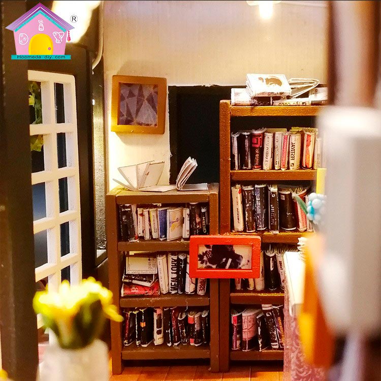 Набор для создания миниатюры (румбокс) «Книжный магазинчик» — картинка 5