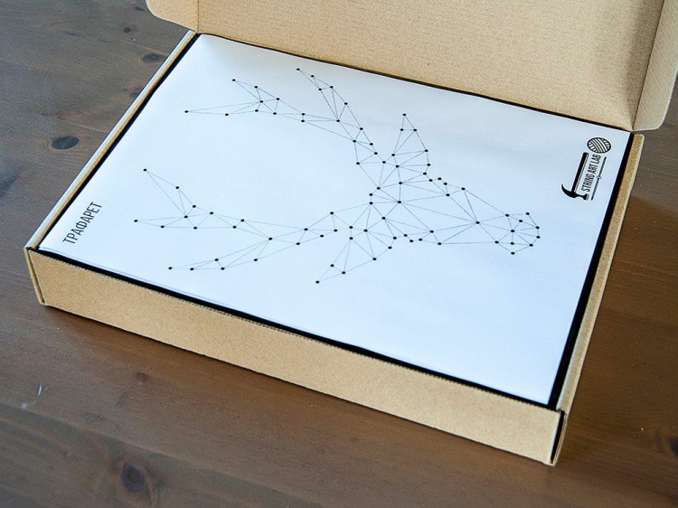 Набор для творчества STRING ART «Олень минимализм» — картинка 3