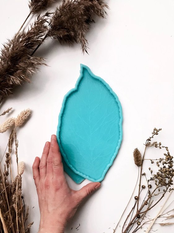 Модель №82, Силиконовый молд Лист Средний, 24х13,5 см, Craftsmen.store — картинка 3