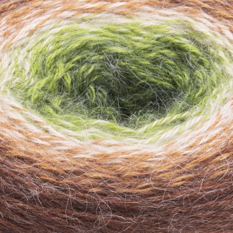 Пряжа YarnArt Flowers Alpaca (425), мультиколор, 5 шт. по 250 г — картинка 2