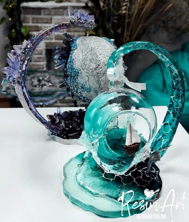 Декоративный подвес (40 см) - Силиконовый молд — картинка 7