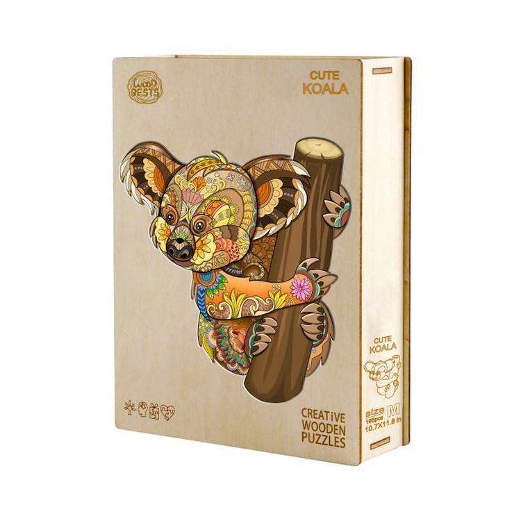 Деревянные пазлы «Милая Коала S», Woodbests — картинка 4