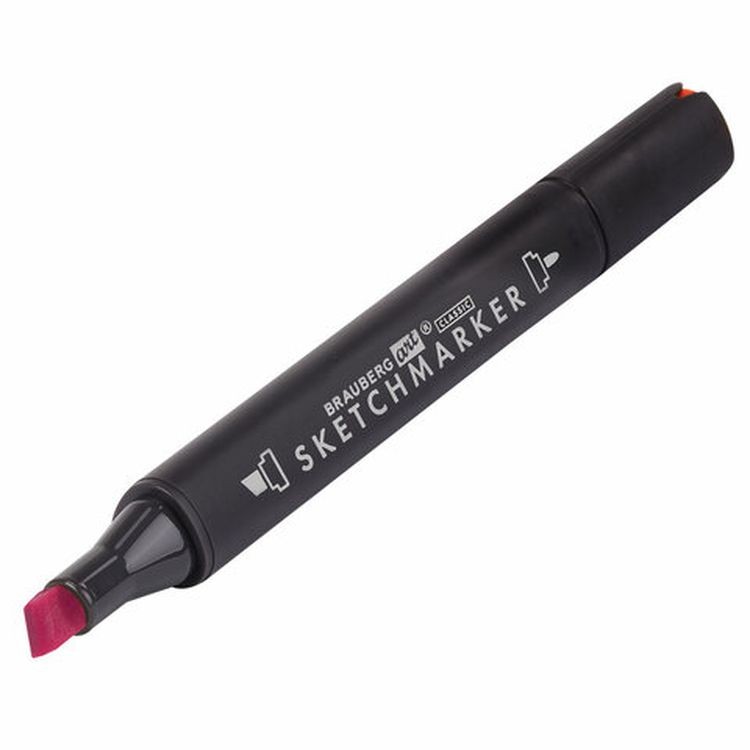 Маркер для скетчинга двусторонний 1 мм - 6 мм BRAUBERG ART CLASSIC, цвет: бледно-розовый — картинка 4