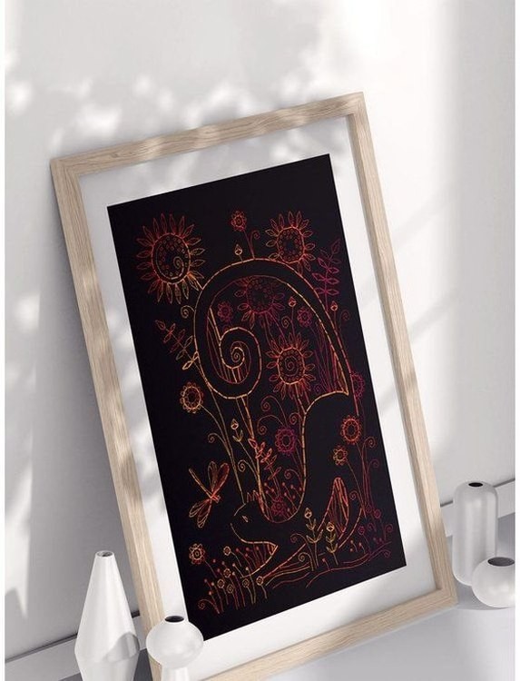 Набор для вышивания «Кошки. Красное лето» — картинка 7