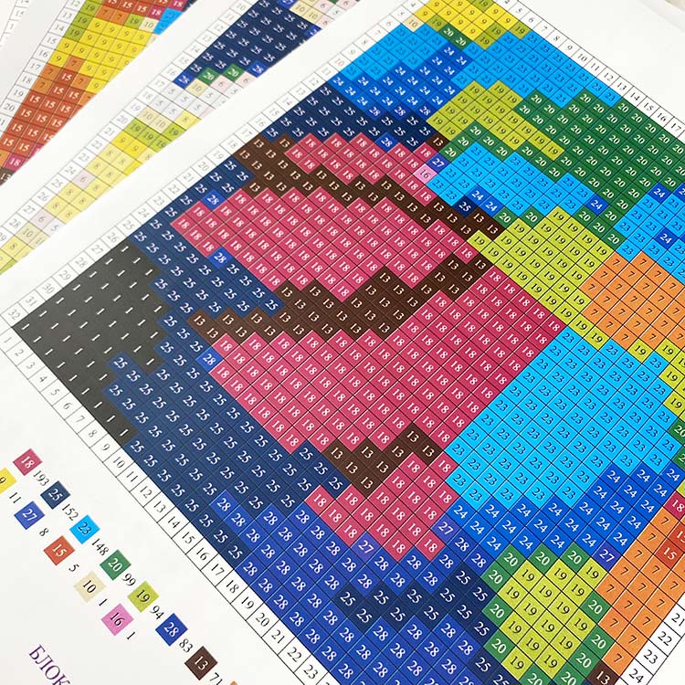 Картина-мозаика из конструктора PIXELIM «Радужный орел» — картинка 9