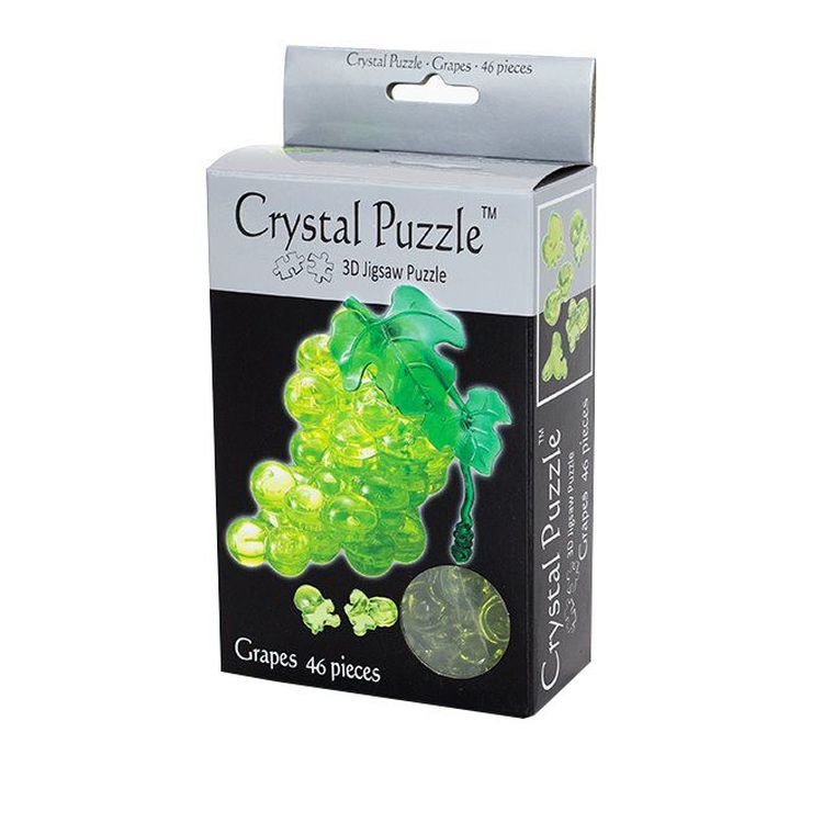 3D Головоломка «Виноград зеленый», Crystal Puzzle — картинка 5