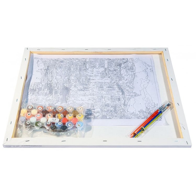 Картина по номерам «Вечер в Анси» — картинка 3