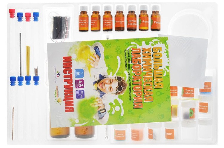 Набор Юный химик «Большая химическая лаборатория» — картинка 4