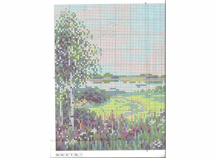 Набор для вышивания «Тропинка к пруду» — картинка 5