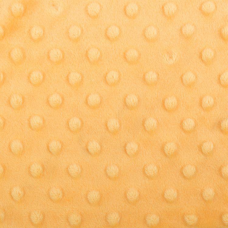 Плюш PEVD, 48x48 см, 309 г/м2, 100% полиэстер, цвет: 23 горчичный, Peppy