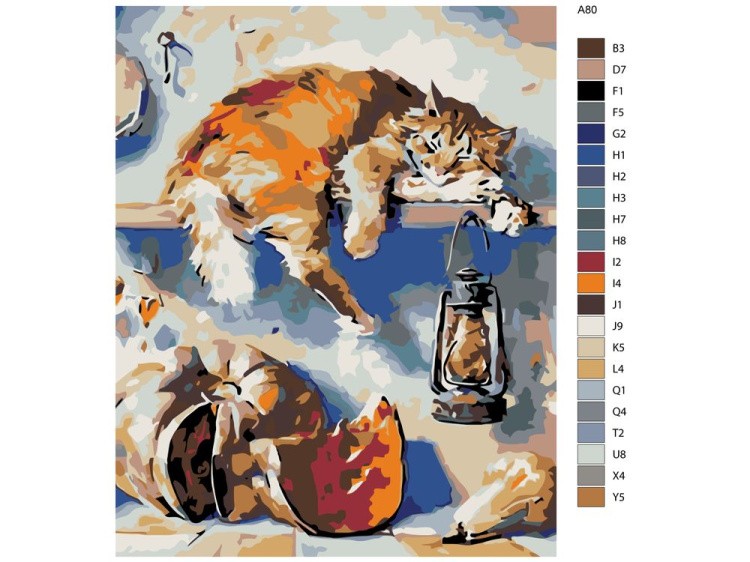 Картина по номерам «Полуденный сон» — картинка 2