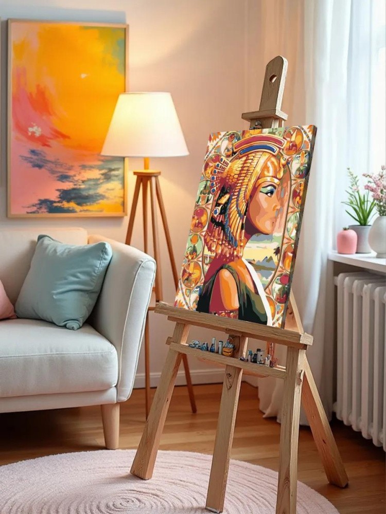 Картина по номерам «Клеопатра» — картинка 9