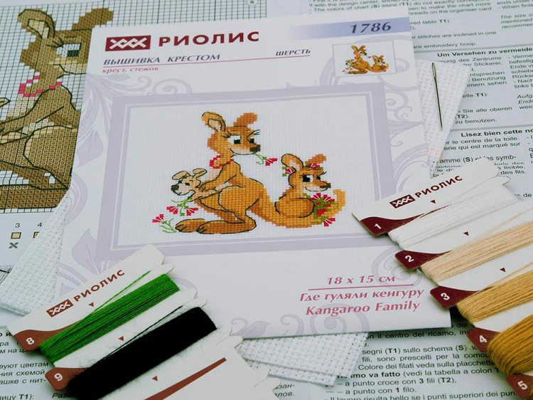 Набор для вышивания «Где гуляли кенгуру» — картинка 5