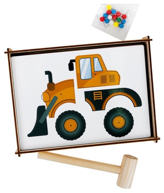 Конструктор «Веселые гвоздики. Строительная техника» — картинка 4