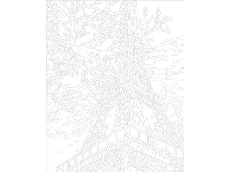 Картина по номерам «Эйфелева башня» — картинка 3