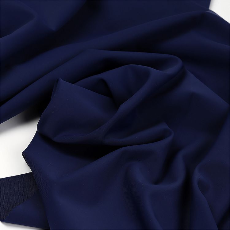 Ткань трикотажная Бифлекс матовый, 6 м, ширина 150 см, 190 г/м², цвет: 4002 т.синий, TBY — картинка 4