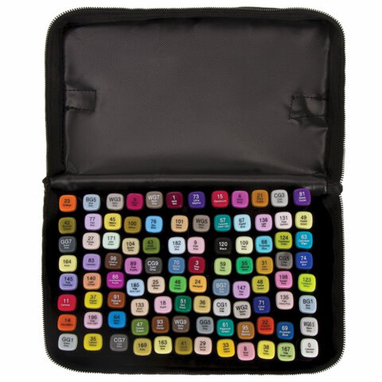 Маркеры для скетчинга двусторонние BRAUBERG ART DEBUT BLACK, цвет: набор 96 цв — картинка 3