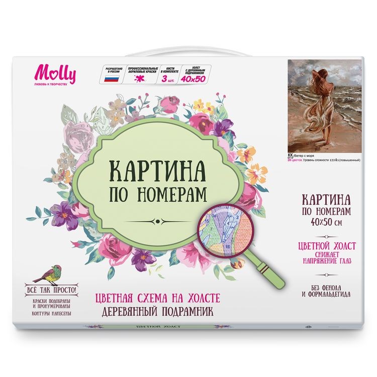 Картина по номерам «Ветер с моря» — картинка 2