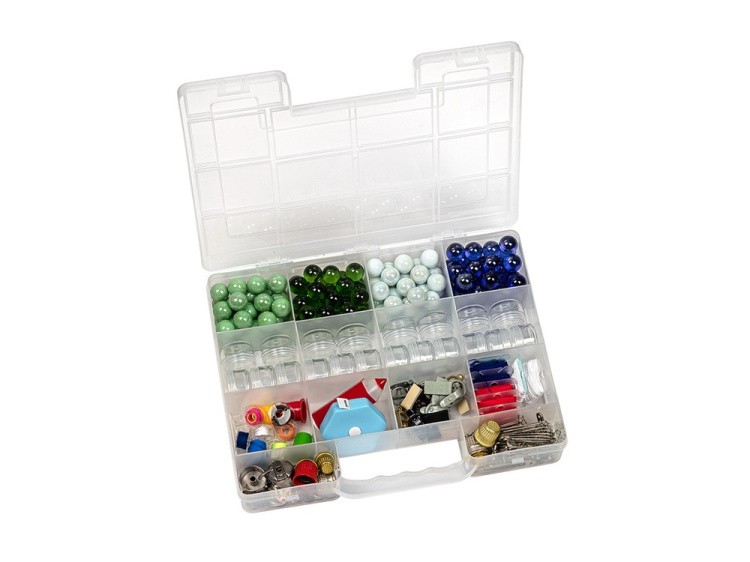 Коробка для швейных принадлежностей Gamma, цвет: прозрачный — картинка 2