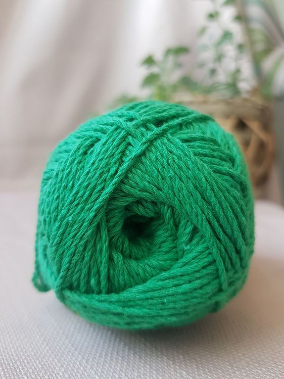 Пряжа Камтекс Мягкий хлопок (044), трава, 5 шт. по 100 г — картинка 4