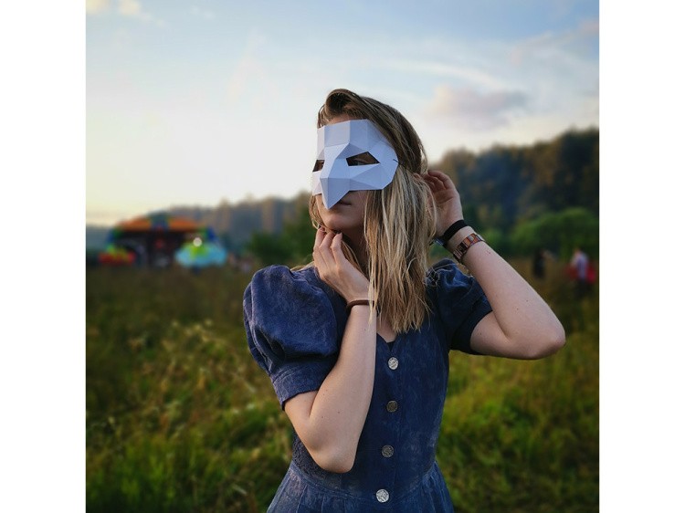 Бумажная модель для склеивания Набор масок для взрослых, 5 шт. — картинка 5