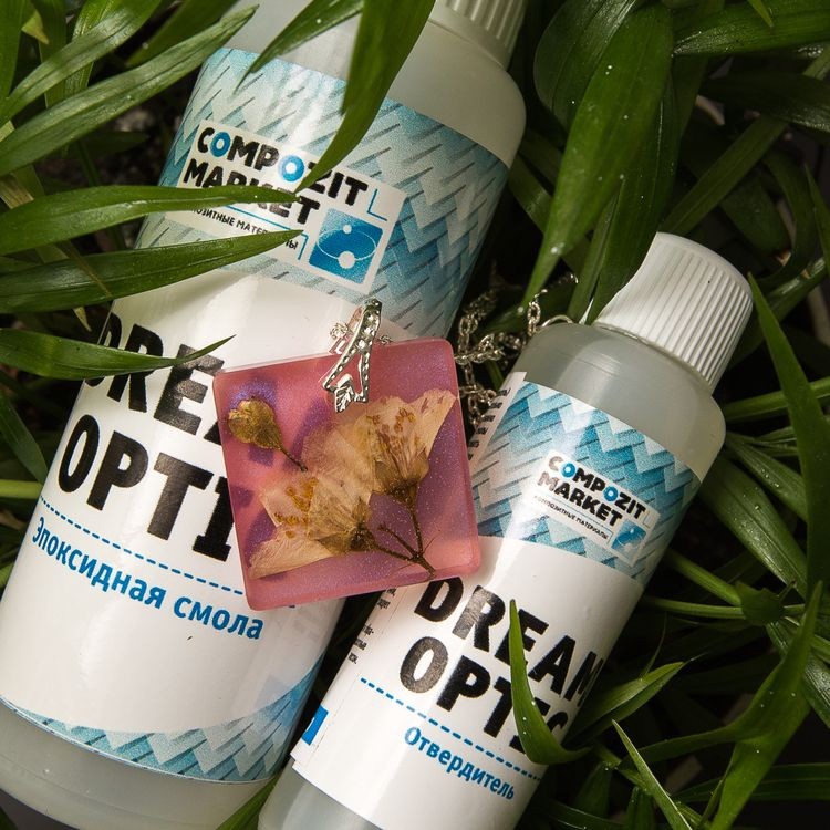Набор смола Dream Optic 750 г + 4 красителя — картинка 2