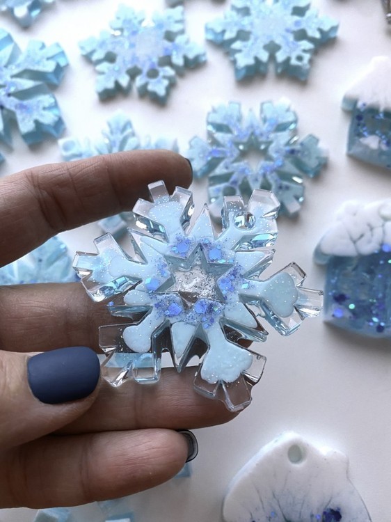 Набор для создания картины эпоксидной смолой Новогодний набор №5, Art Blong — картинка 14