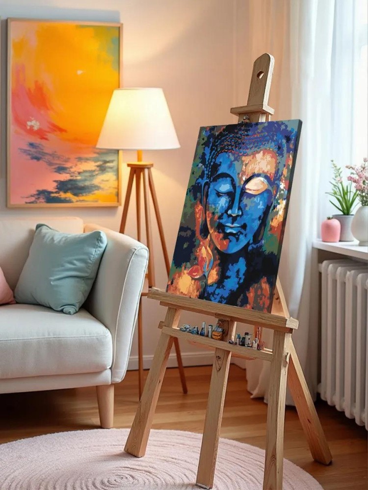 Картина по номерам «Будда» — картинка 10