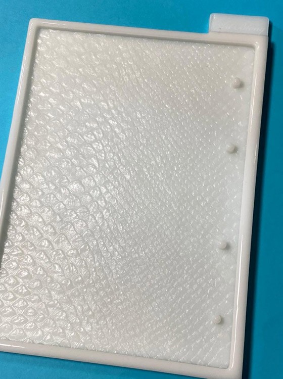 Молд №458 Обложка А5, Кожа змеи (213х153х5 мм) 1 шт., Art Blong — картинка 3