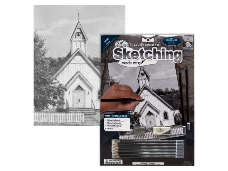 Набор для скетчинга «Часовня» — картинка 2