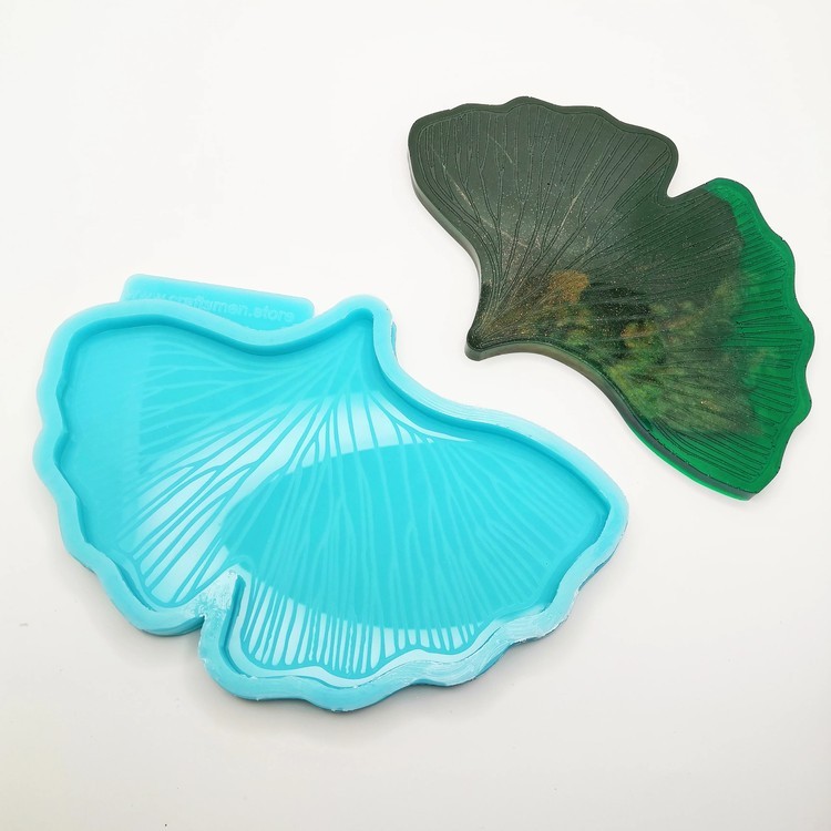 Силиконовая форма листок «Гингко», модель №51 размер M — картинка 6