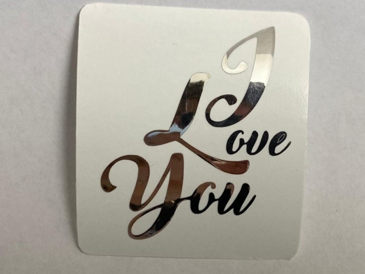 №515 Наклейка (Серебро) Sticker, Art Blong — картинка 2