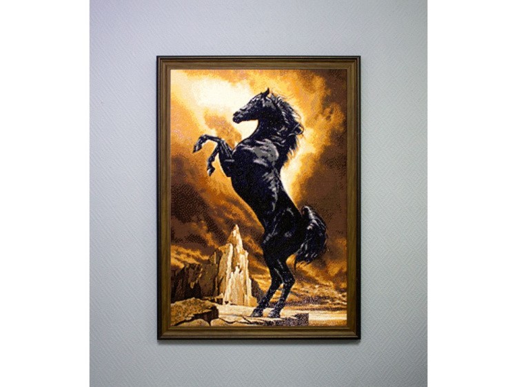Алмазная вышивка «Могучий конь» — картинка 3