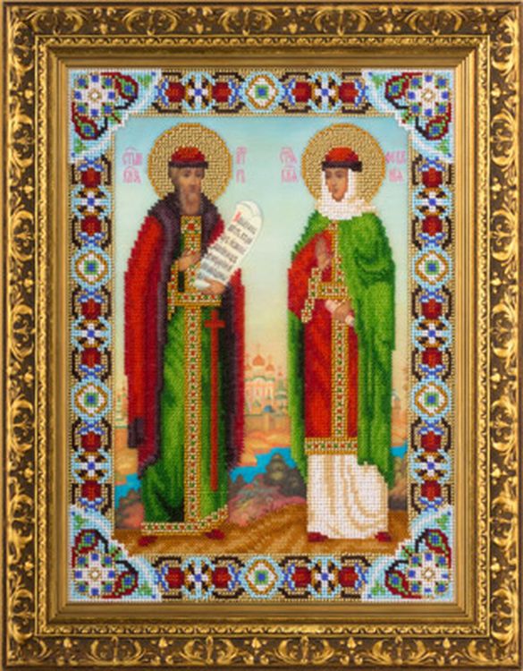 Набор для вышивания «Икона Святых Петра и Февронии» — картинка 2