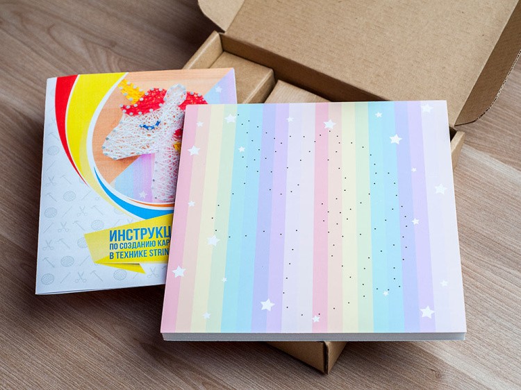 Набор для творчества STRING ART «Единорог» — картинка 2