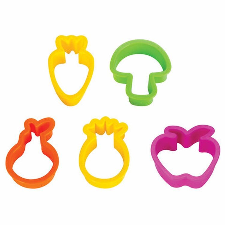 Формочки для лепки 10 штук и скалка, Юнландия — картинка 4