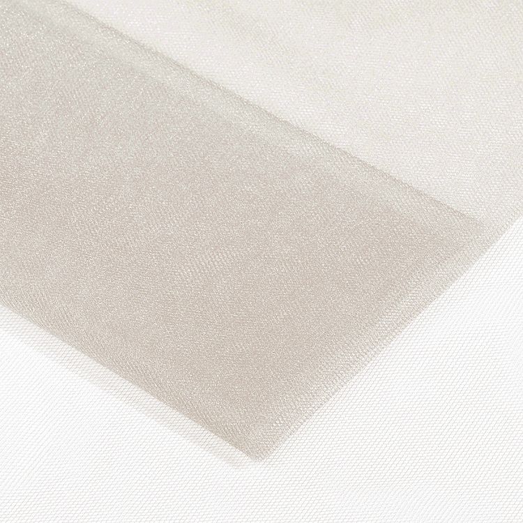 Фатин Kristal средней жесткости, блестящий, 5 м, ширина 300 см, 100% полиэстер, цвет: молочно-розовый — картинка 2