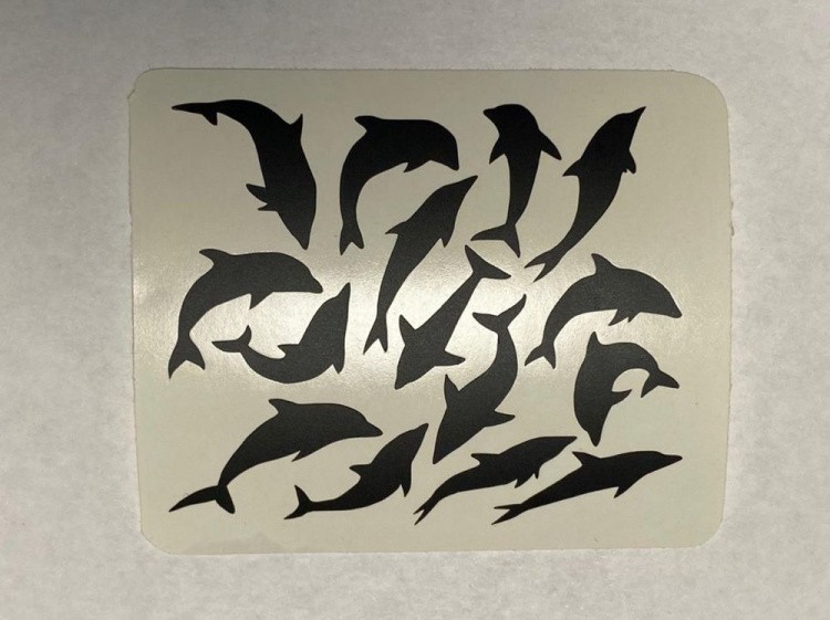 №901 Наклейка (Черные) Sticker, Art Blong — картинка 2