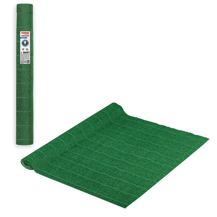 Бумага гофрированная Fiore 140 г/м2, темно-зеленая (961), 50х250 см, Brauberg
