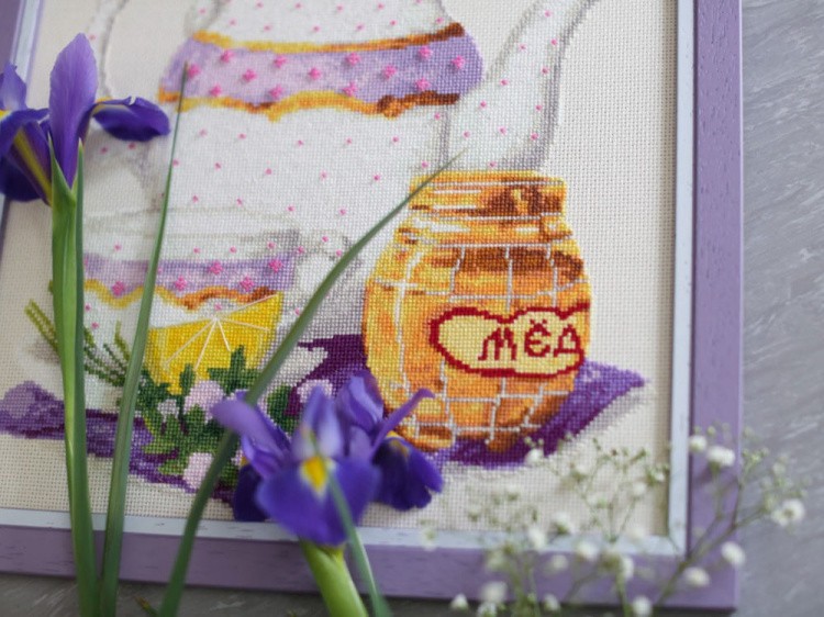 Набор для вышивания «Лаванда и мёд» — картинка 4