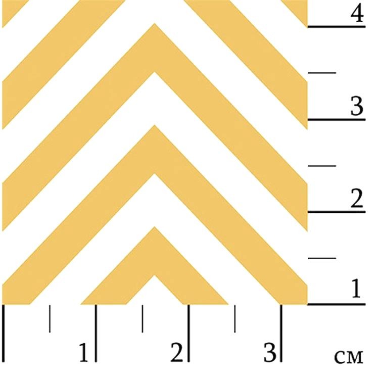 Ткань для пэчворка «БАБУШКИН СУНДУЧОК», 50x55 см, 140 г/м2, 100% хлопок, цвет: БС-02 зигзаг, бледно-зеленый, Peppy — картинка 2