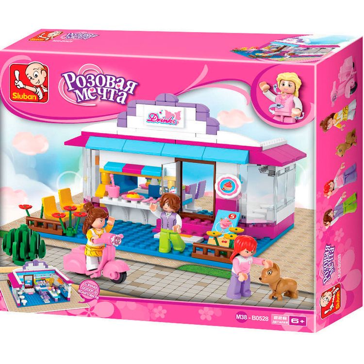 Конструктор «Розовая мечта.Кафе-бар с напитками», 226 деталей — картинка 3