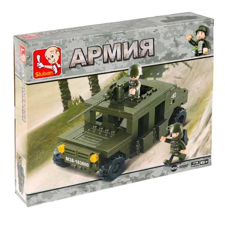 Конструктор «Сухопутные войска. Хаммер», 175 деталей — картинка 3