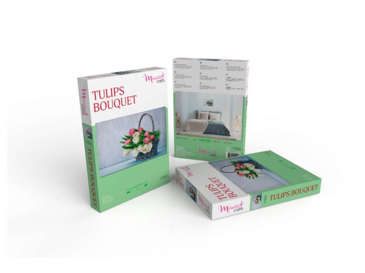 Набор вышивки бисером «Букет тюльпанов» — картинка 4
