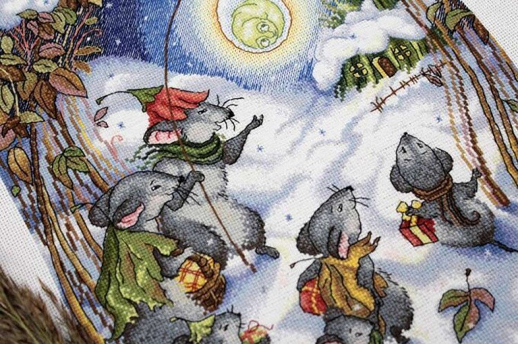 Набор для вышивания «В канун Рождества» — картинка 2